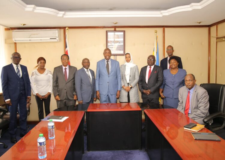 Education CS Ezekiel Machogu meets with TSC officials