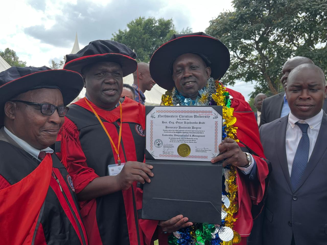 Kapseret Mp Oscar Sudi Awarded Honorary Doctorate Amid Controversy