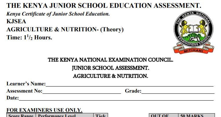 KNEC Releases Schedule for Grade 9 KJSEA Exams Starting October 2025